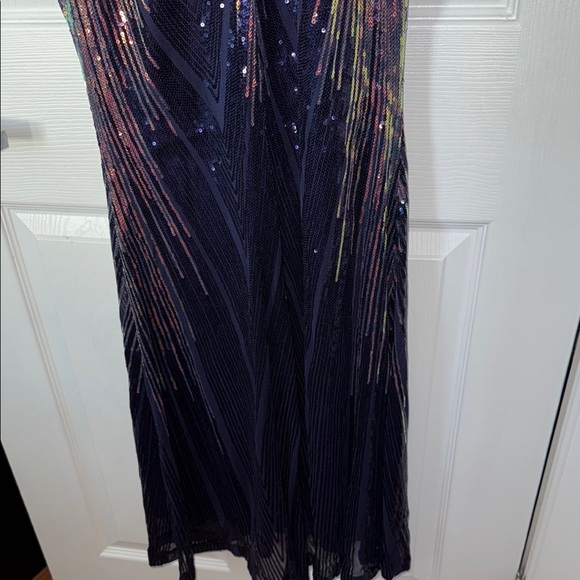 Multicolor Sequin Dress with Spaghetti Straps - Picture 16 of 16